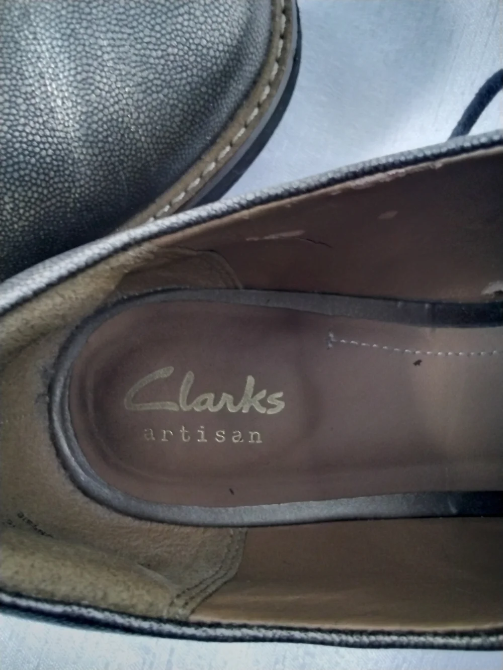 Clarks classic black